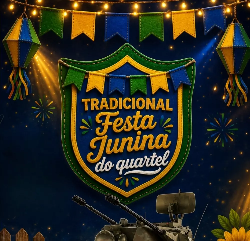 Festa Junina do Quartel ocorrerá no próximo dia 27 em Rio Negro